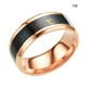 thumbnail image 5 of Anillos de pareja Sonducket Acero inoxidable rosa dorado 10, 5 of 6