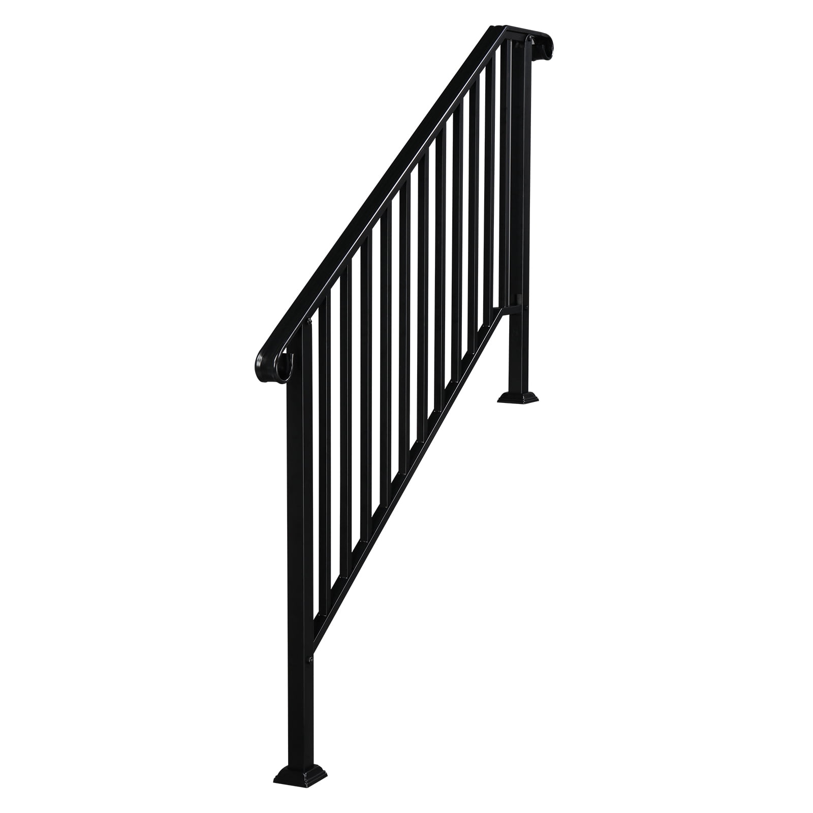 Outdoor 4 Level Iron Handrail