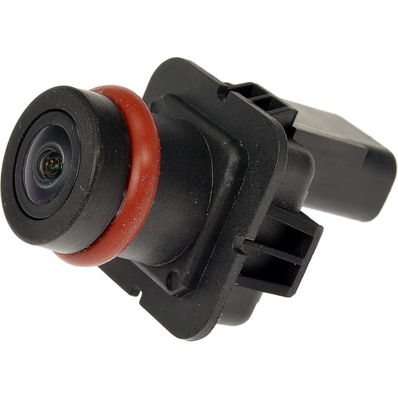 KarParts360 For Ford Police Interceptor Sedan/Taurus 2013-2019 Park Assist Camera | Plastic | Black | 50MM Depth | 49.9MM Length | 16MM Lens Diameter | 135 Degree Horizontal View Angle | EG1Z19G490A