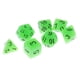 thumbnail image 4 of 10x 7 Piezas Dados de Múltiples Caras Que Brillan en La Oscuridad para Accesorios de Barra de, 4 of 7