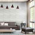 thumbnail image 6 of WallPuzzle - 3D Decorative Panels with Double-Sided Tape - Urban Brick (12pcs, 32sqft), 6 of 10