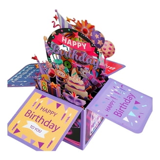 16th Birthday Card For Girls, Happy 16th Birthday Card, Pop Up Cards, 16th Birthday Gift Greeting Card For Teens, Daughter, Granddaughter, Niece