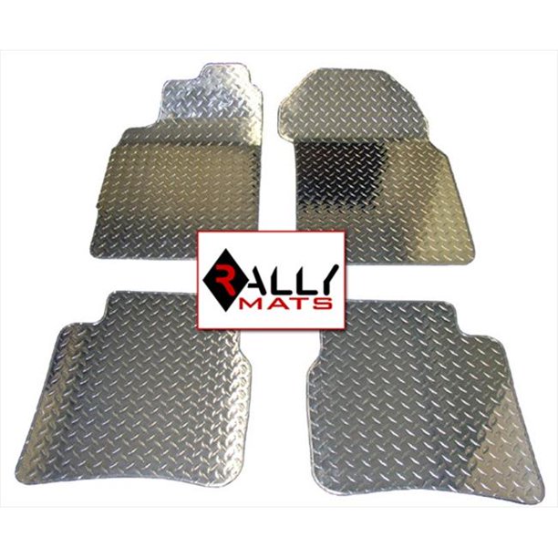 Rallymats 9805 Lexus GS300 Diamond Plate Aluminum Metal Floor Mats 4PC