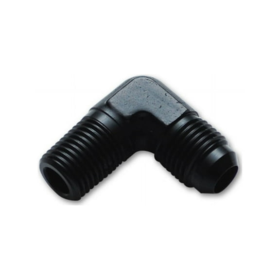 Vibrant Performance 10256 VIB10256 90 DEGREE ADAPTER FITTING (AN TO NPT); SIZE: -4 AN TO 1/4IN NPT