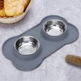 thumbnail image 5 of Comederos para perros de acero inoxidable y bebederos para perros con sistema antiderrames y antideslizante., 5 of 5