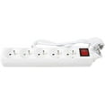 thumbnail image 5 of Multiprise Électrique Blanche 5 Prises, Multiprise - Multiprise Électrique 5 Prises + Interrupteur, extension Multiprise Électrique - protection Enfant, 5 of 5