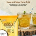 Prince of Peace Instant Ginger Honey Crystals with Lemon, 60 Sachets