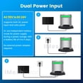 thumbnail image 6 of iMeshbean 1/3HP 1800LBS Automatic Solar Sliding Gate Opener Chain Driven APP, Keypad, 4 Remote Controls, 6 of 17