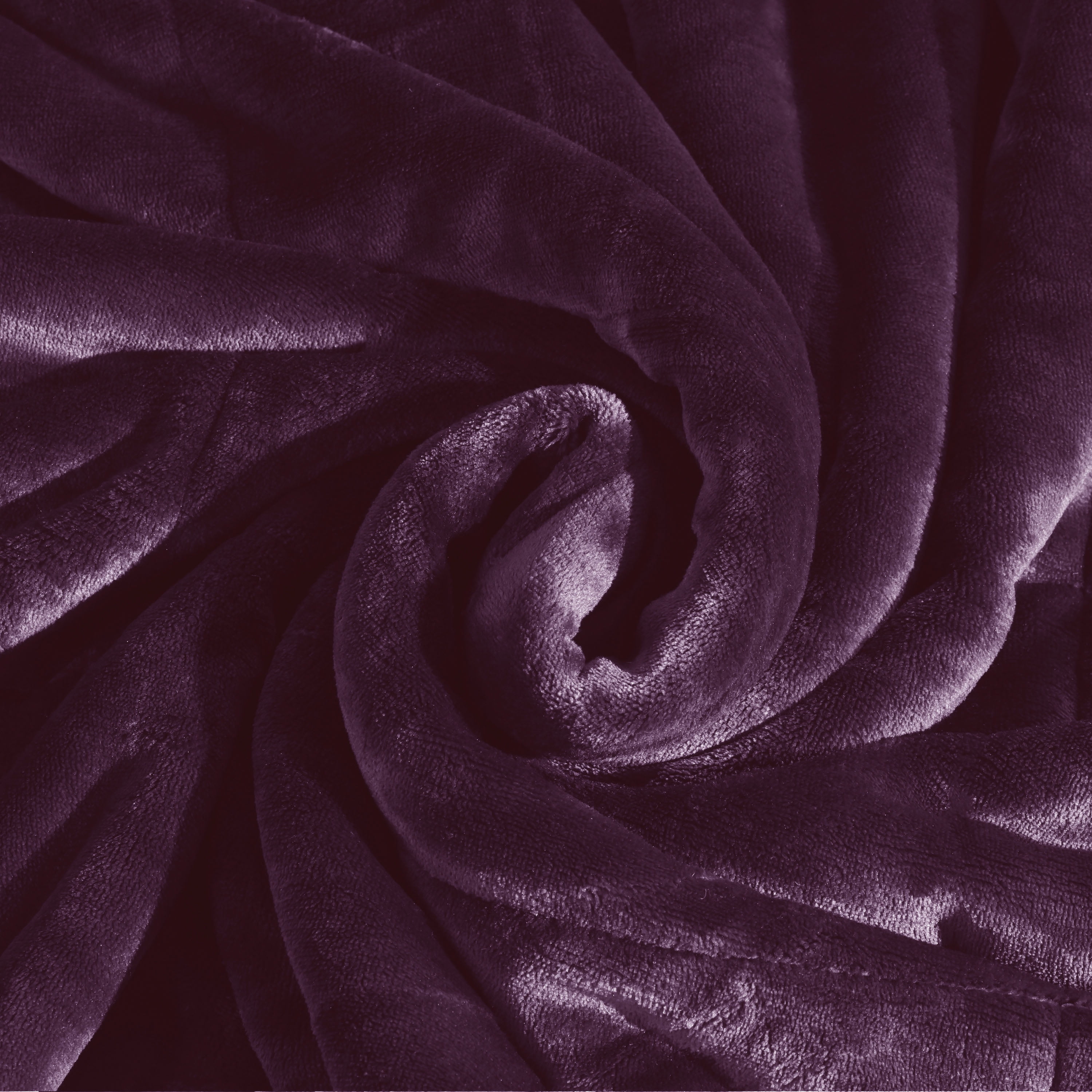 Vellux Plush Quilted Blanket, Queen, Purple