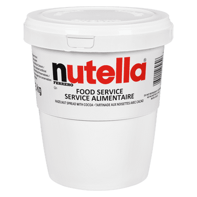 Nutella Hazelnut Spread, Iconic Cocoa & Hazelnut Cream, 3 kg (6.6 lbs) Professional Bulk Foodservice Tub
