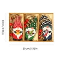 thumbnail image 3 of Christmas Ornaments Hanging Decorations Wood Christmas Tree Decorations Wooden Crafts Hanging Decorations Wood Decor Ornament Xmas Decor Hanging Crafts Christmas, 3 of 7