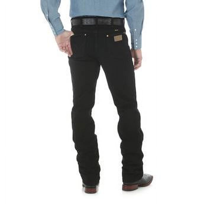 Wrangler Men's Cowboy cut Slim Fit Jean, shadow black, 28x34 - image 3 of 3
