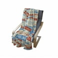 thumbnail image 4 of Fitness Soft Flannel Fleece Throw Blanket, Collage of Words Physical Activity Healthiness Nutrition Bodycare Theme, Cozy Plush for Indoor and Outdoor Use, 70" x 90", Sky Blue White Red, by Ambesonne, 4 of 6