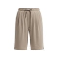 thumbnail image 5 of KIHOUT Women's Solid Color Knee-Length Casual Yoga Shorts Elastic Drawstring Waist Side Pockets Plus Size Athletic Lounge Shorts, 5 of 8