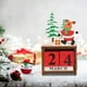 thumbnail image 4 of Christmas Decorations Wooden Calendar Ornaments Christmas Gifts Snowman Mini Desktop Desktop Table, 4 of 6