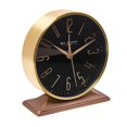 thumbnail image 3 of Wm.Widdop Black & Gold Mantel Alarm Clock, 3 of 7