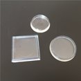 thumbnail image 1 of Alfombrilla de pie redonda transparente antideslizamiento con alfombra dentada para muebles Alfombrilla antideslizante para pies, 1 of 6