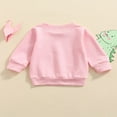 thumbnail image 4 of FNNMNNR Baby Bro Sister Matching Clothes Children Letter Printed Sweatshirt Casual Round Neck Long Sleeve Loose Pullover Sweater, 4 of 8