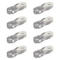 thumbnail image 3 of EHJRE 8 Pieces Curtain Cord Weights Clear Replacement PP Window Shutter for Drapes, 3 of 9