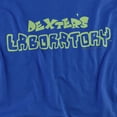 thumbnail image 2 of Dexters Laboratory Dexters Logo Women's T Shirt, Royal, X-Large, 2 of 6