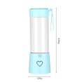 thumbnail image 4 of HLONK Portable Blenders For Shakes  450ML Fruit Juicer USB Rechargeable With 6 Blades  Handheld Blenders For Sports Travel And Outdoors  Kitchen Gadgets, 4 of 7