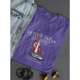thumbnail image 3 of Endless Ocean Boat Shaped T-Shirt Women -Image by Shutterstock, Female Small, 3 of 4