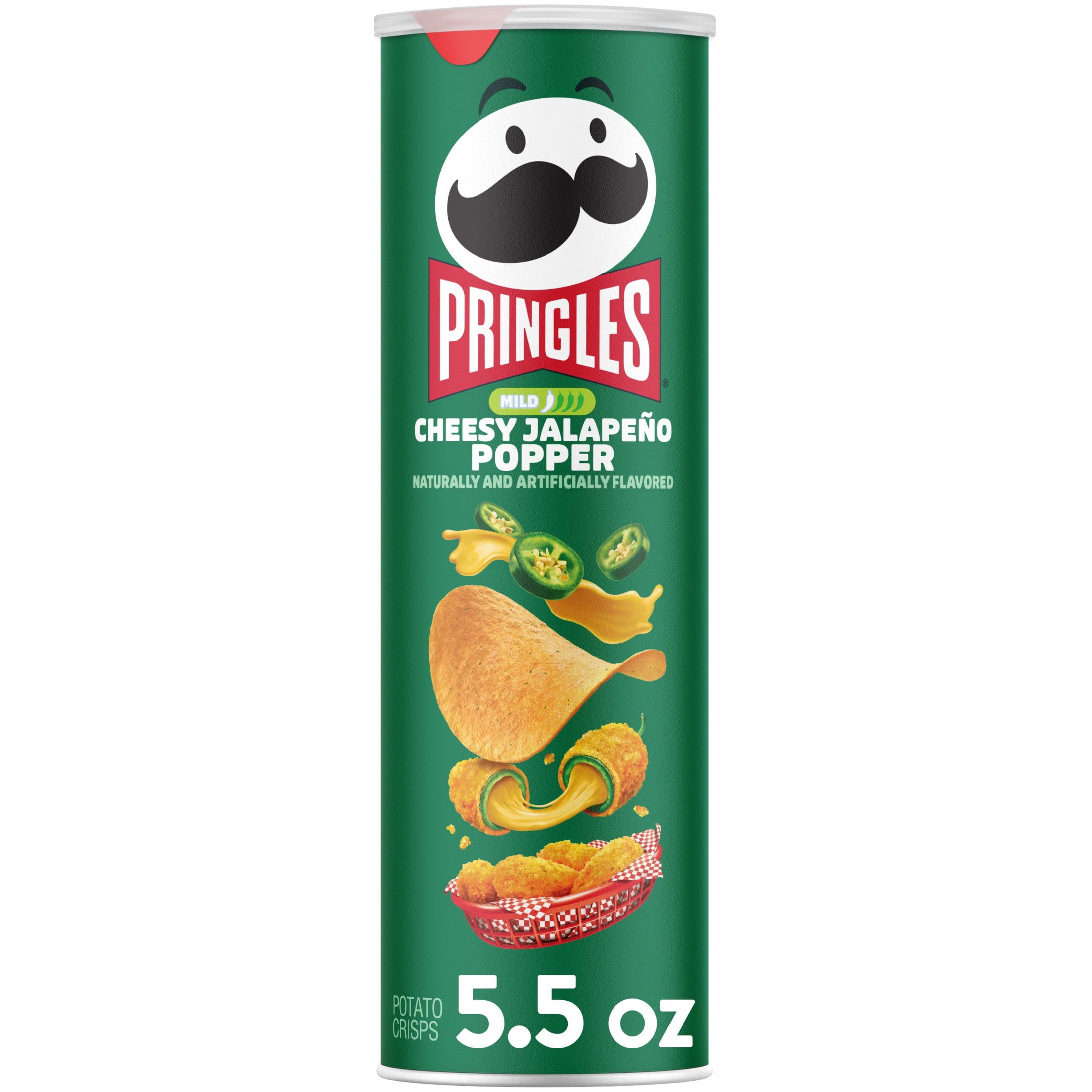 Pringles, Sour Cream and Onion Potato Crisps, 5.5 oz canister