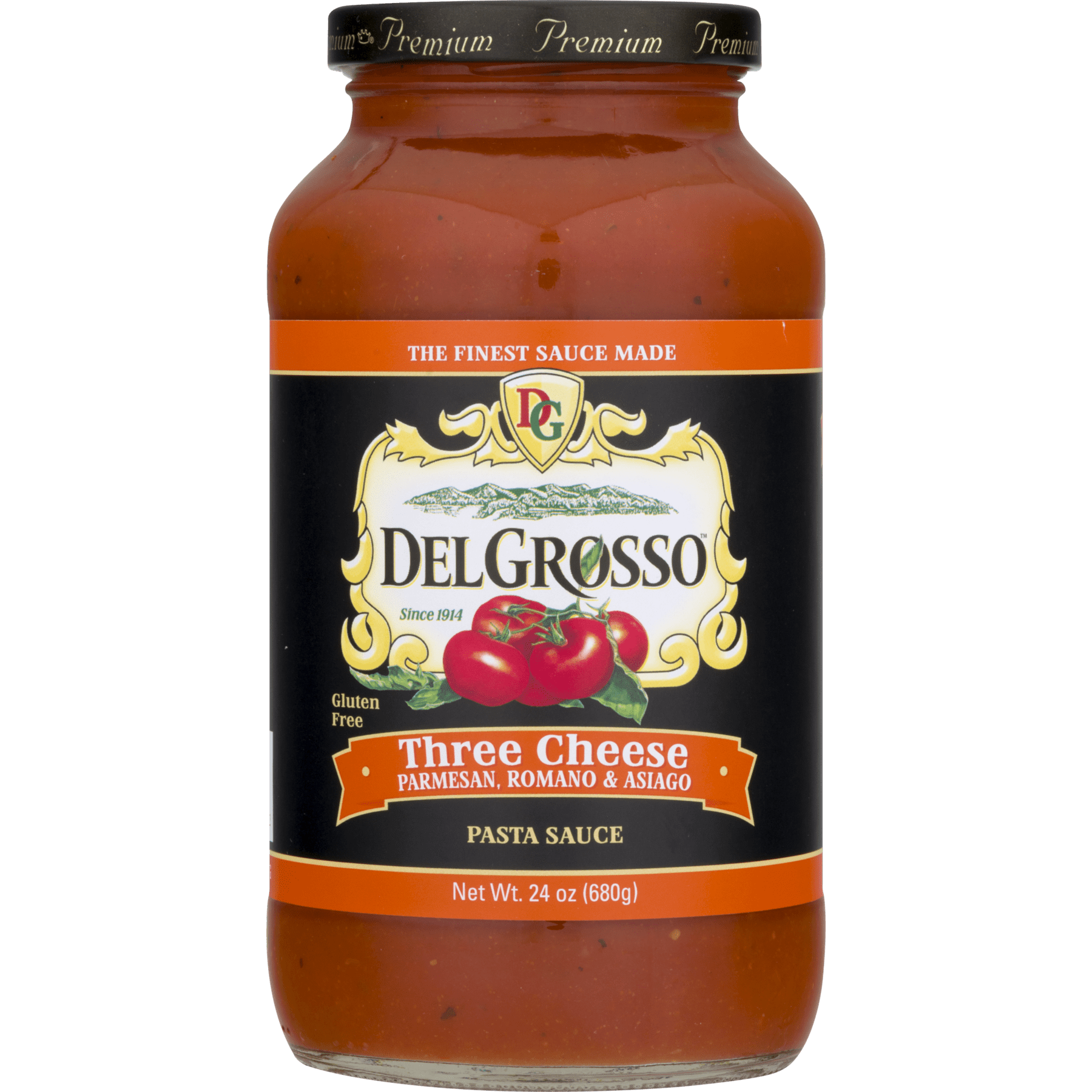 (12 pack) Del Grosso 24oz. Three Cheese