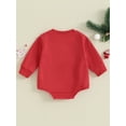 thumbnail image 4 of Suealasg Toddler Baby Boys Girls Christmas Romper Newborn Long Sleeve Bodysuit Jumpsuit 3M 6M 12M 18M Infant Boys Playsuit Winter Clothing, 4 of 9
