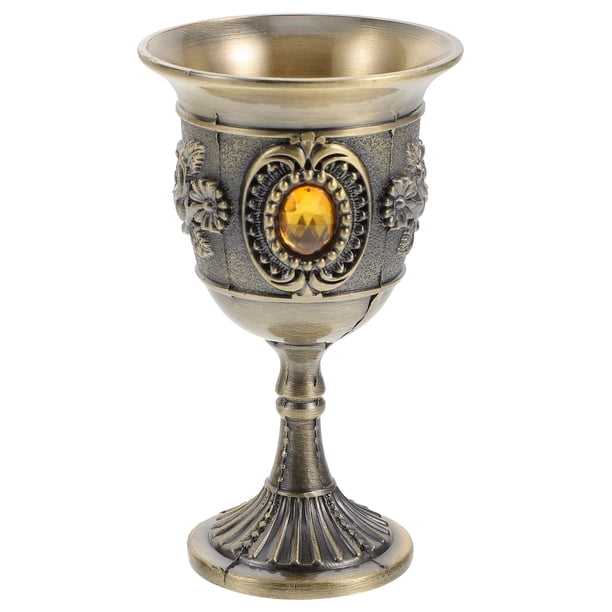 Copa de vino de estilo retro, copa de estilo europeo, decoración de escritorio, taza para bar o restaurante.