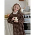 thumbnail image 2 of Spring Girls' Dress 2-7 Y Retro Plaid Lace Collar Princess Dress for Girls Kid's Casual Outfit Children's Clothing, 2 of 6