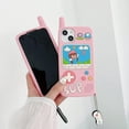 thumbnail image 5 of iPhone 14 Pro MaxRetro Phone PinkCaja Del Teléfono Kawaii Para Iphone 14 Pro Max,Caja Del Teléfono Retro De Dibujos Animados Lindo Con Llavero Retro Clásico Teléfono Celular 3d Cas, 5 of 5