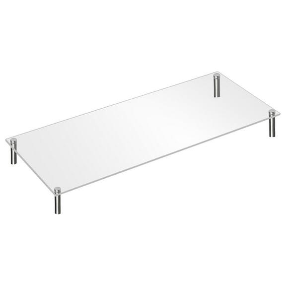 WRITWAA Clear Acrylic Display Shelf Organizer for Retail Stores, Home Storage, Showcasing Collectibles and Products