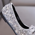 thumbnail image 5 of YHAJDS Girls Pearl Rhinestone Mary Jane Flats Elastic Sequin Ballet Princess Shoes, 5 of 5