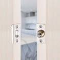 thumbnail image 5 of Uxcell 4Pack Closet Door Ball Catch Hardware Adjustable with Strike Plate Catch, Silver, 5 of 5