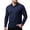 AA01_Dark Blue, variant on Lumtrix Men's Long Sleeve Polo Shirt Casual Dress Button Down T Shirt with Pocket Basic Lightweight Collared Golf Shirt Wine 2XL