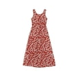 thumbnail image 4 of DHFJKG Summer Dresses Women Beach Boho Sleeveless Long Dress Scoop Neck Floral Printed Maxi Dress Flowy A Line Vacation Clothes Versatile Dresses, 4 of 4