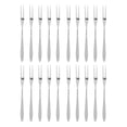 thumbnail image 1 of 20Pcs/set Appetizer Forks, Fruit Shapes, Stainless Steel and Silicone Small Forks for Fruits, Cheese, Appetizers, 1 of 9