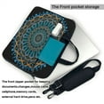 thumbnail image 2 of Lsque Mandala Pattern Laptop Bag – Portable & Slim Single-Shoulder Computer Case with Adjustable Strap, Protective, Lightweight for 13”/14”/15.6” Laptops, 2 of 8