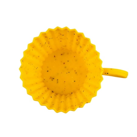 

Thicken Silicone Cupcake Molds | Reusable Silicone Baking Cups | Nonstick Muffin Moulds Multifunctional Container for Cakes Ice Creams Puddings Jelly Party Birthday DIY Supplies