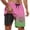 Z136-Pink, variant on Men Plus Size Beach Shirts Breathable Solid Color Quick Dry Swimming Swimsuit Beach Shorts with Liner Big and Tall Upf 50+ Sun Protection Beach Shorts Bathing Suits