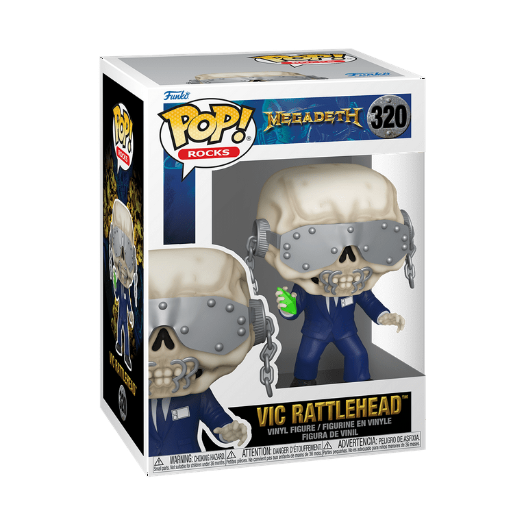 メガデス フィギュア　megadeth ROCK Vic Rattlehead Amazon.co.jp: Megadeth(メガデス) ReAction Figure - Vic