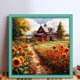 thumbnail image 2 of (11CTACC-2877__C__ 50x50) Hilo algodón ecológico bordado 11CT 3 hebras impresión 50*50cm kit serie paisaje punto cruz granja girasoles, 2 of 9