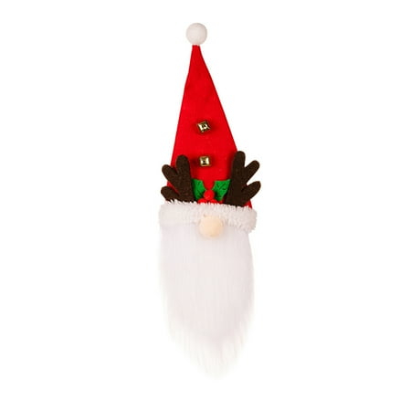 

FTjfrsbc Christmas Wine Bottle Bag Dwarf Goblin Wine Bottle Case Xmas Party Decor (Red)