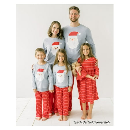 

Our Family Pjs Christmas Family Matching Santa Red Fleece Pajama Sets