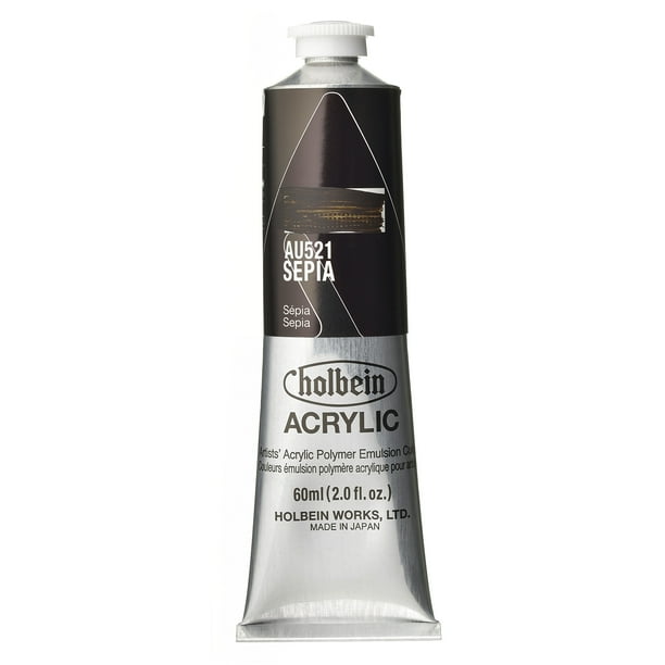 Holbein Artist Heavy Body Acrylic Color, 60ml, Sepia