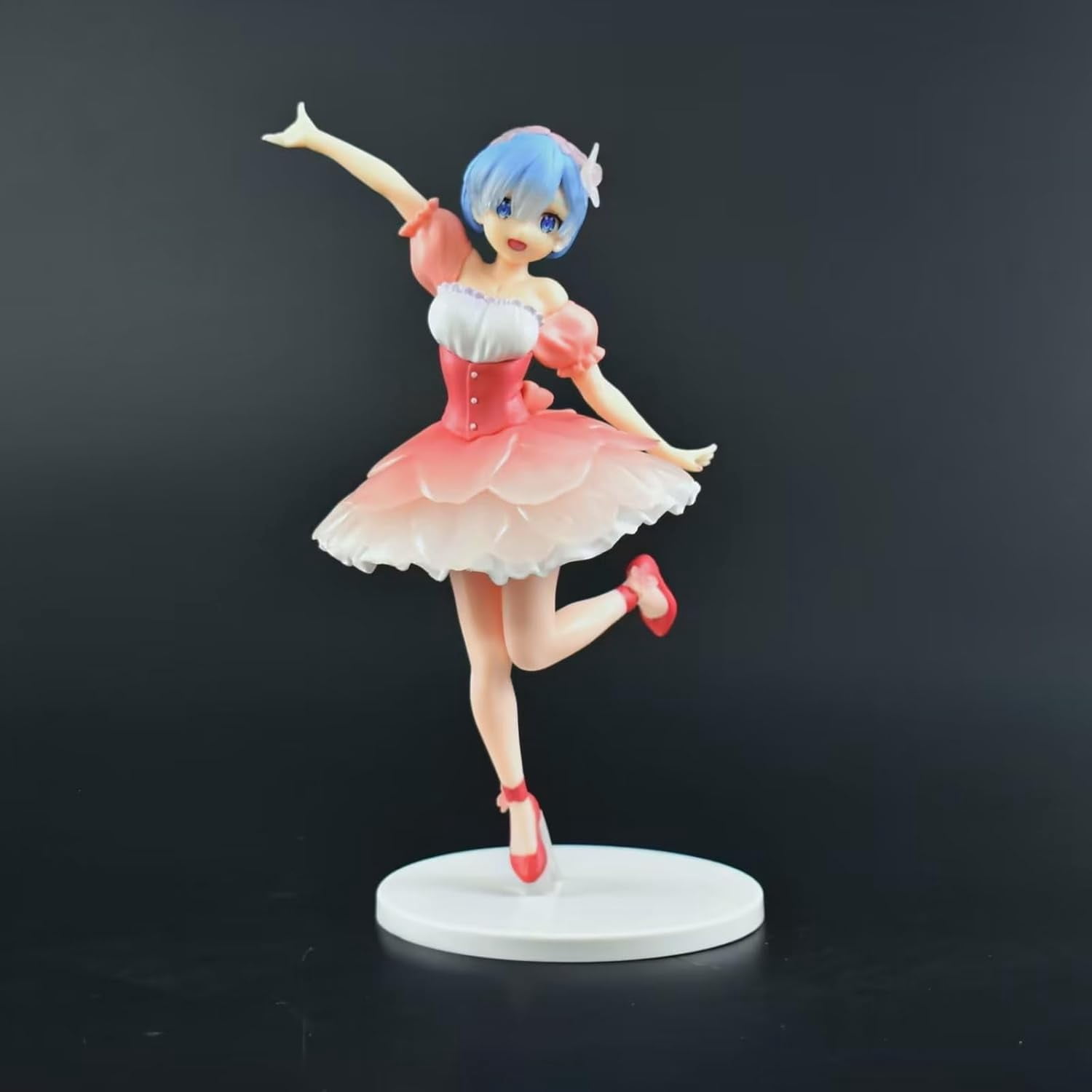 Newly Rem Figure Cherry Blossoms Dress Rem Action Figures 20cm/7.9inch Anime Character Collection Decor Statue Model Ornament Gifts