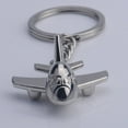 thumbnail image 2 of WHAMVOX Personaized Airplane Keyring Metal Keychain Cool Car Keyring Purse Bag Pendant Decoration Creative Gift Party Favor (Silver), 2 of 8