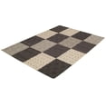 thumbnail image 4 of ECARPETGALLERY 6'8" x 9'9" Transitional Collage Handmade Area Rug for Living Room, Dining Room and Bedroom in Black, 4 of 9