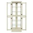 thumbnail image 5 of S-Home Curio Storage Glass Display Cabinet with Adjustable Shelves, Wooden, 12" x 72" x 24", 5 of 12